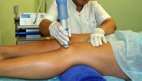 Knee articulation physiotherapy