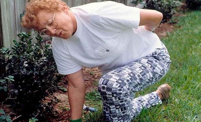 Pain for exacerbation of mammary osteochondrosis