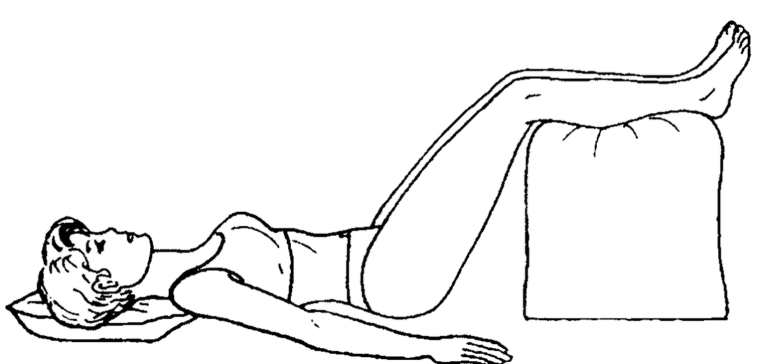 Great posture to relieve lower back pain